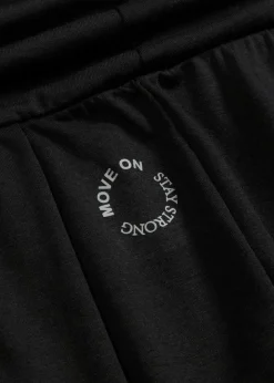 Mujer bonprix bonprix Pantalón deportivo ancho con cintura doblada