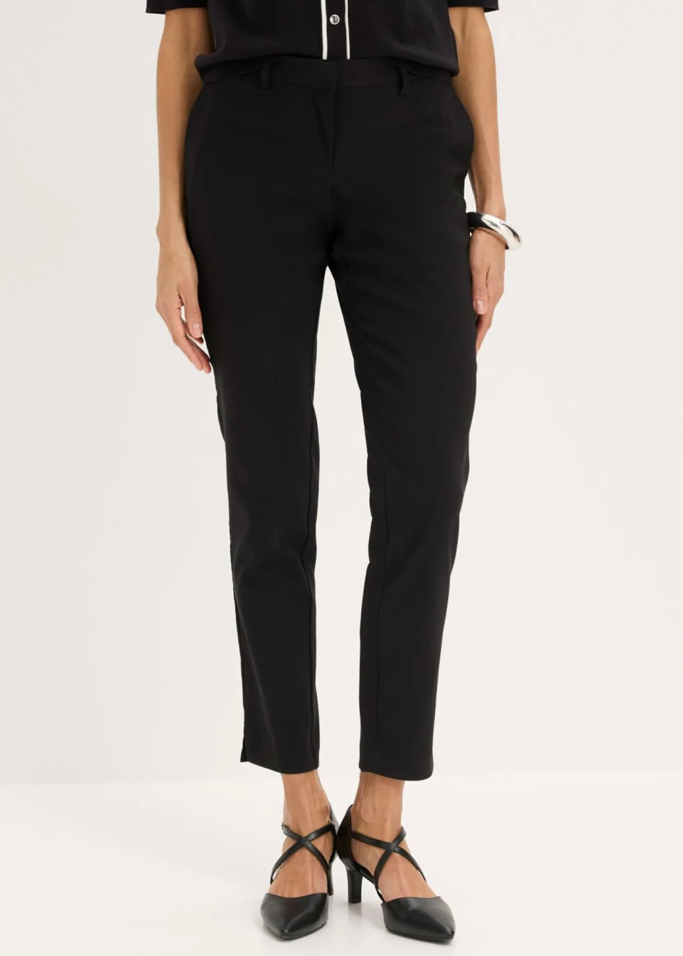 bonprix bonprix Pantalones|Novedades>Pantalón elástico Negro