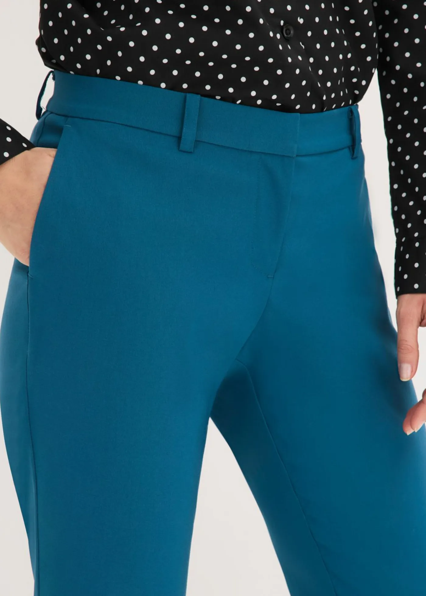 bonprix bonprix Pantalones|Novedades>Pantalón elástico Petróleo azul