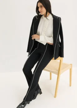 Mujer bonprix bonprix Pantalón elástico acampanado de bengalina