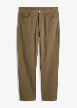bonprix bonprix Básicos En Rebajas|Pantalones>Pantalón elástico, classic fit, straight Marrón turrón