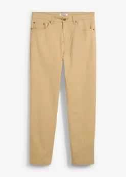 bonprix bonprix Básicos En Rebajas|Pantalones>Pantalón elástico, classic fit, straight Beige