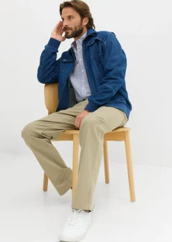 Hombre bonprix bonprix Pantalón elástico, classic fit, straight