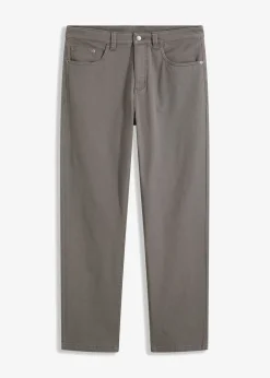 bonprix bonprix Básicos En Rebajas|Pantalones>Pantalón elástico, classic fit, straight Gris ahumado