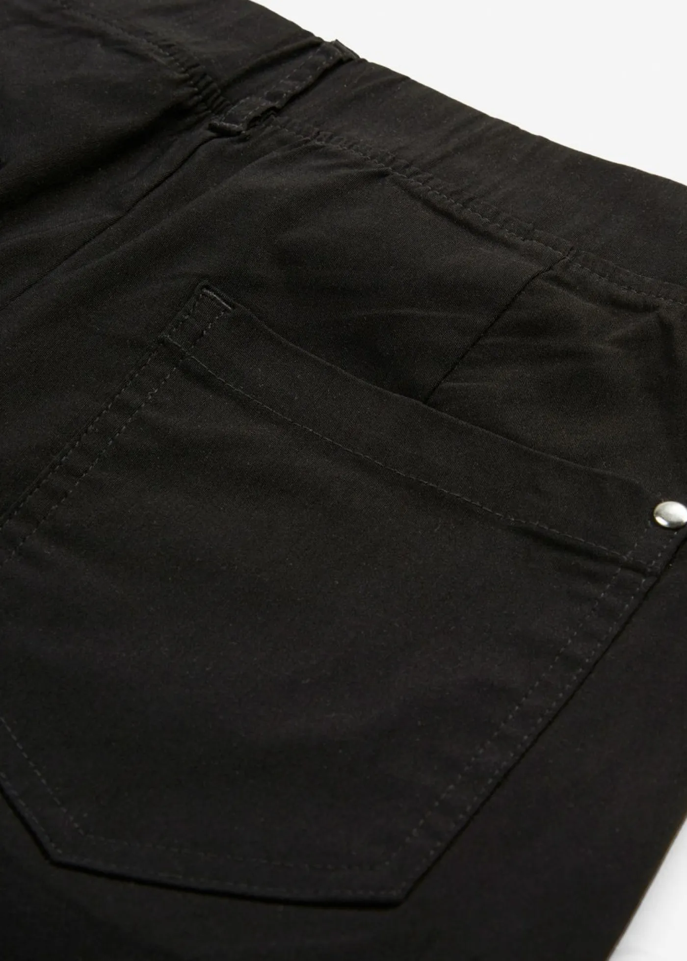 bonprix bonprix Tallas Pequeñas>Pantalón elástico con cintura antideslizante Negro
