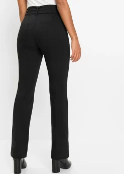 Mujer bonprix bonprix Pantalón elástico con cinturón
