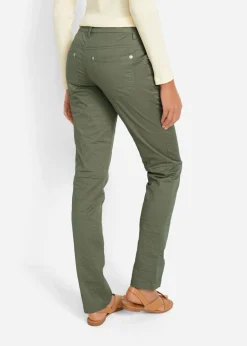 Mujer bonprix bonprix Pantalón elástico con efecto arrugado