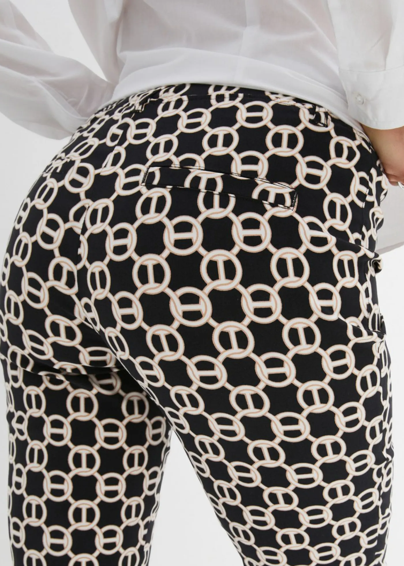 Mujer bonprix bonprix Pantalón elástico de bengalina