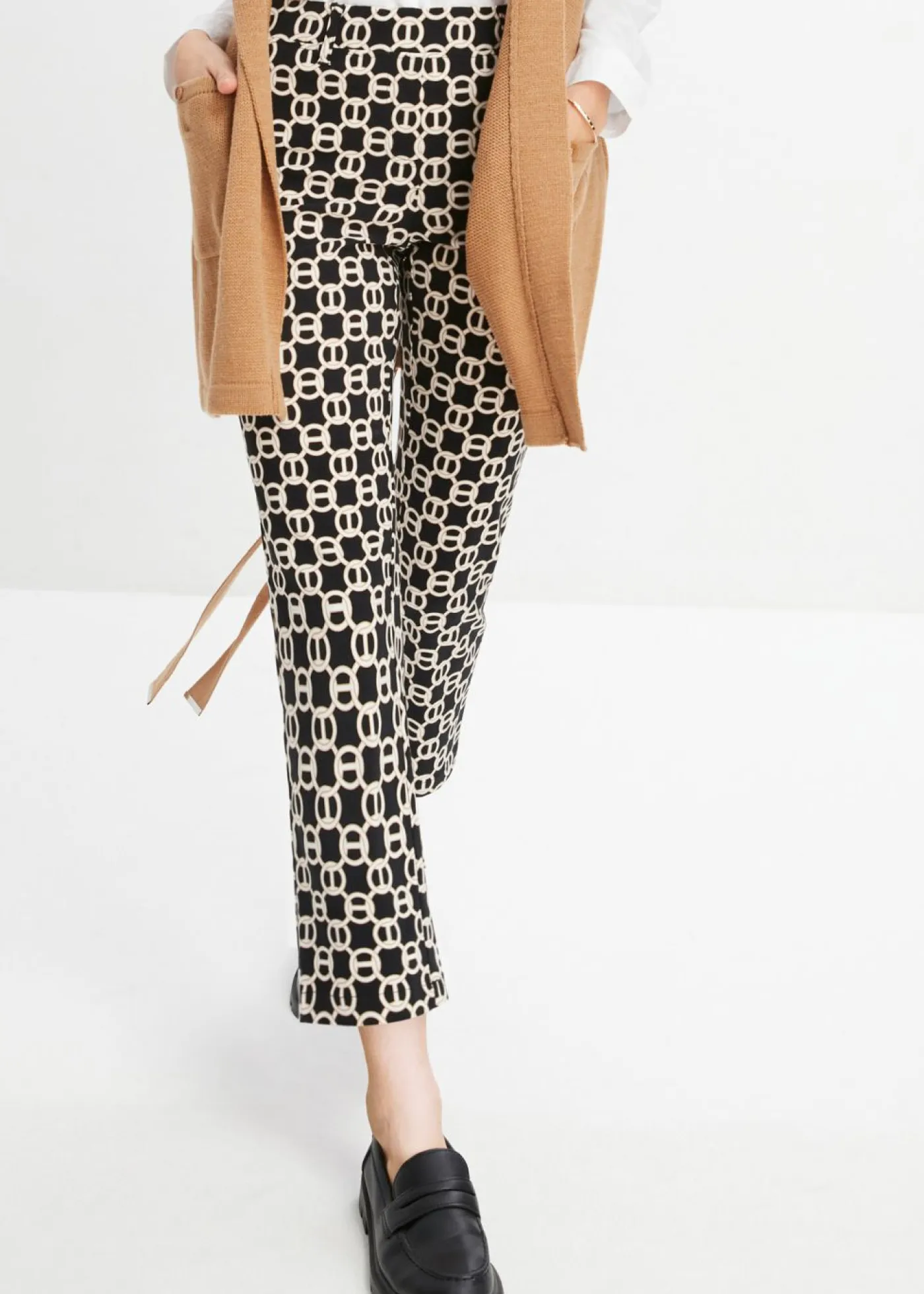 Mujer bonprix bonprix Pantalón elástico de bengalina