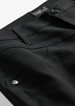 bonprix bonprix Pantalones>Pantalón elástico de bengalina, bootcut Negro
