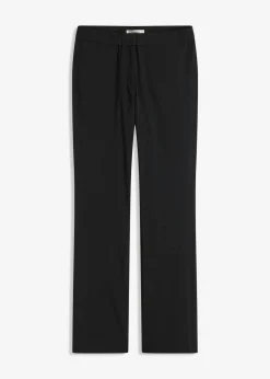 bonprix bonprix Pantalones>Pantalón elástico de bengalina Negro