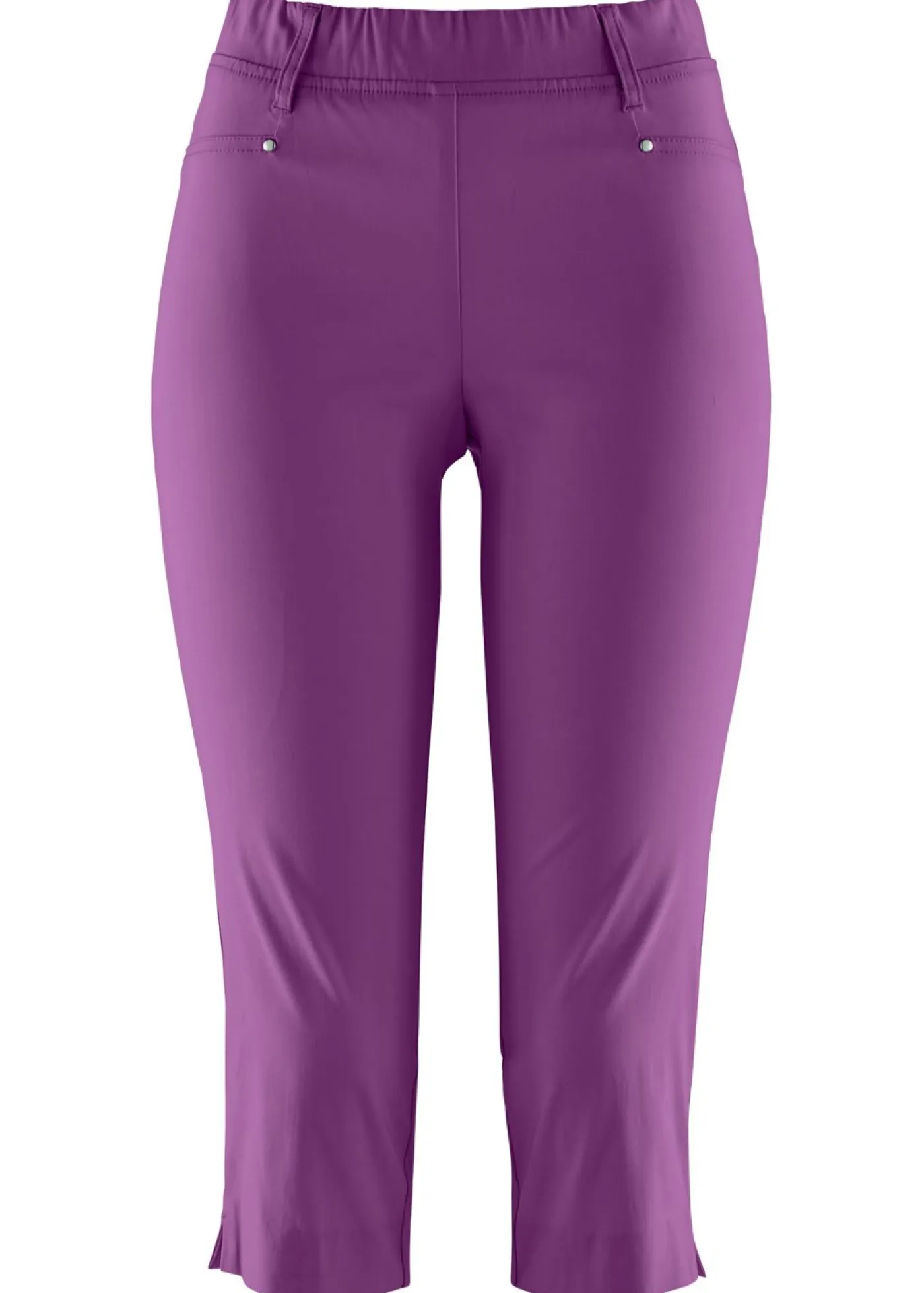 Mujer bonprix bonprix Pantalón elástico de corte capri con cintura elástica