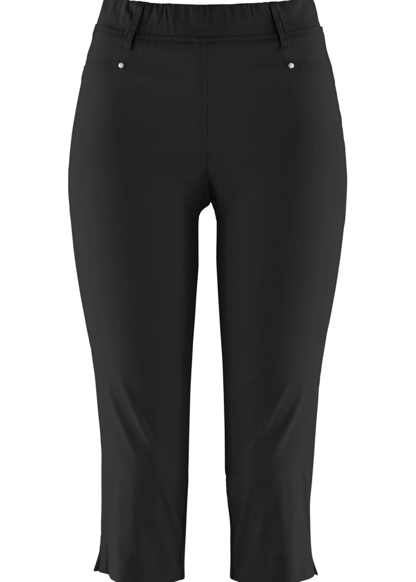 Mujer bonprix bonprix Pantalón elástico de corte capri con cintura elástica