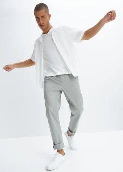 Hombre bonprix bonprix Pantalón elástico de corte regular y recto