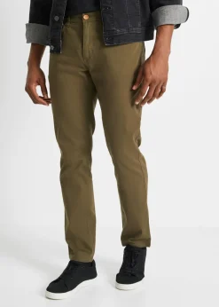 Hombre bonprix bonprix Pantalón elástico de corte regular y recto