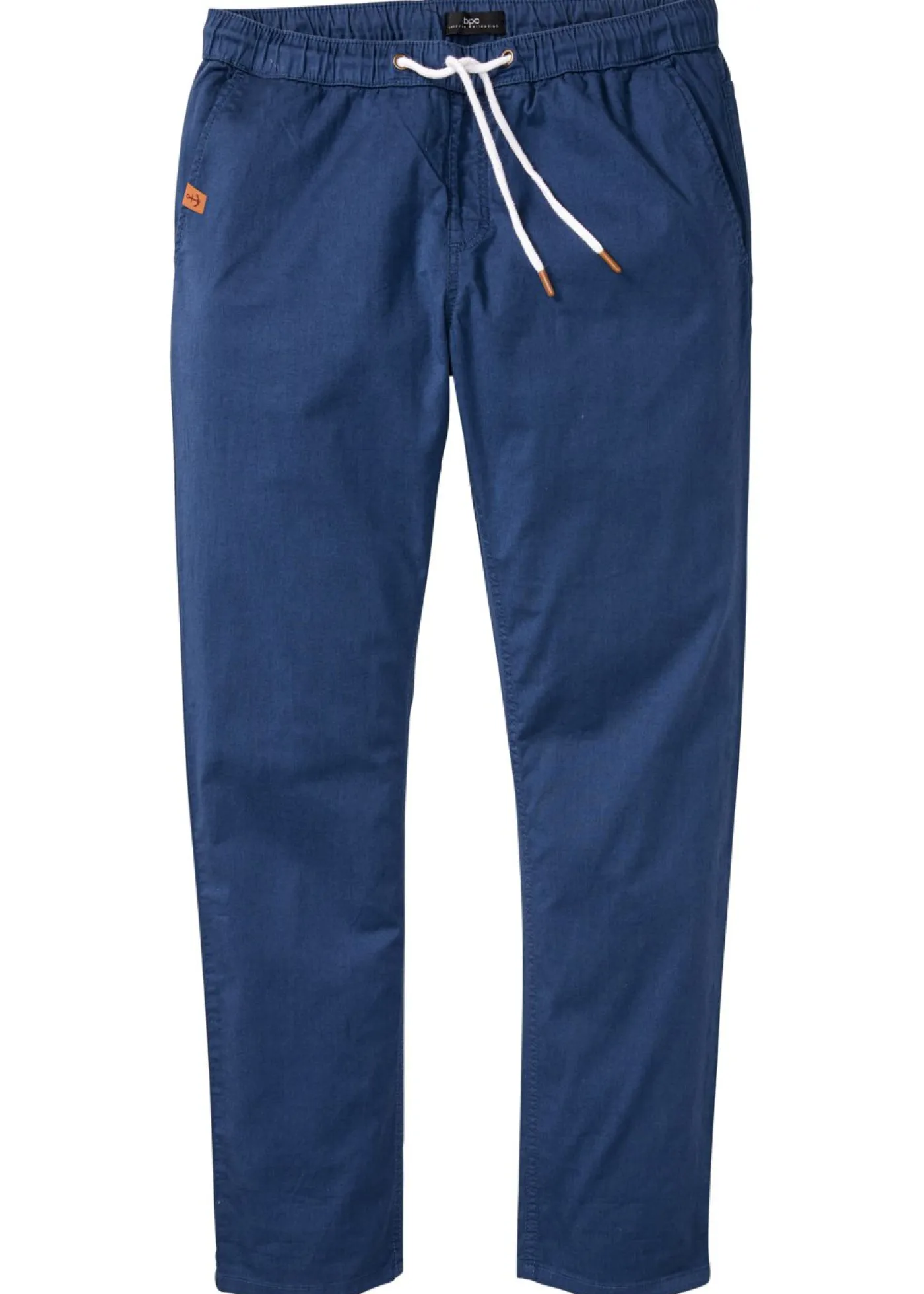bonprix bonprix Pantalones>Pantalón elástico de corte recto y ajustado Azul marino