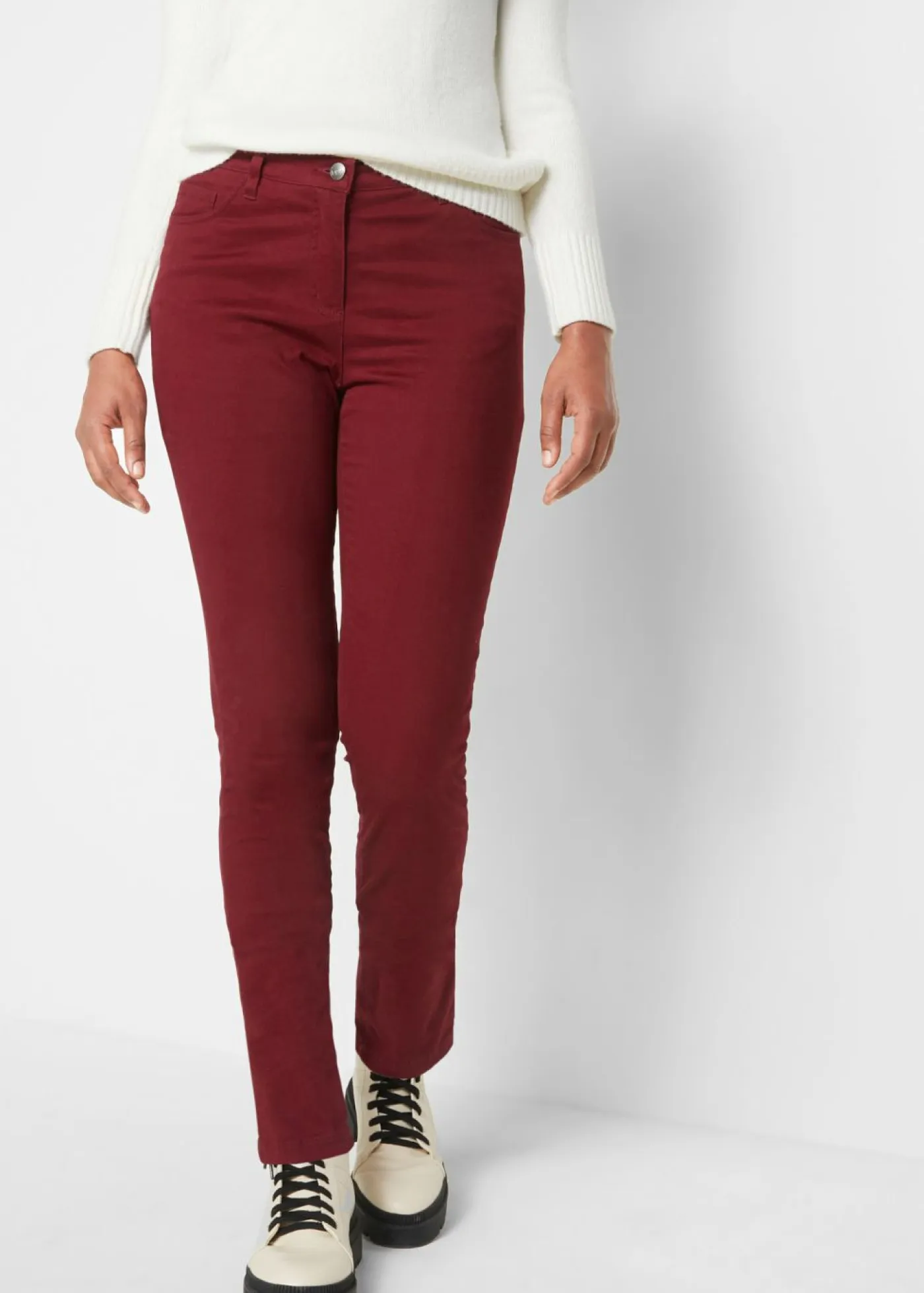 Mujer bonprix bonprix Pantalón elástico de corte slim
