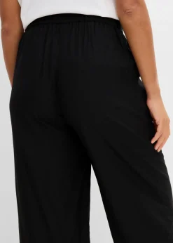 Mujer bonprix bonprix Pantalón elástico de viscosa con cinturilla cómoda