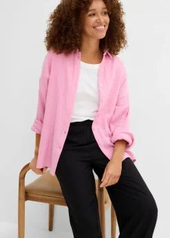 Mujer bonprix bonprix Pantalón elástico de viscosa con cinturilla cómoda