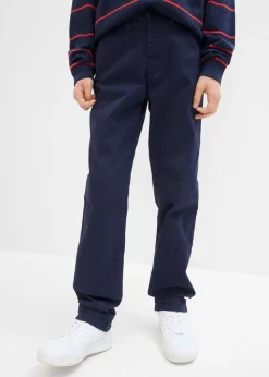Niños bonprix bonprix Pantalón elástico tipo chino con cintura ajustable y corte ajustado/recto