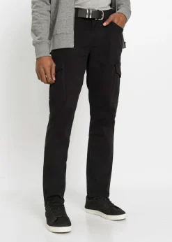 Hombre bonprix bonprix Pantalón elásticos, slim fit, con bolsillos cargo, straight