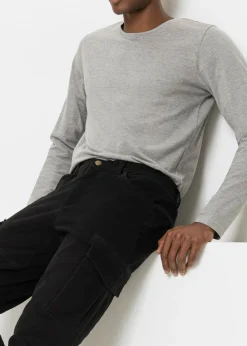 Hombre bonprix bonprix Pantalón elásticos, slim fit, con bolsillos cargo, straight