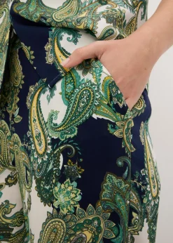 Mujer bonprix bonprix Pantalón estampado de viscosa fluida