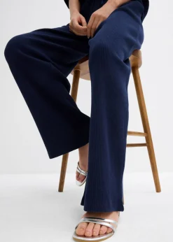 Mujer bonprix bonprix Pantalón estructurado de algodón puro