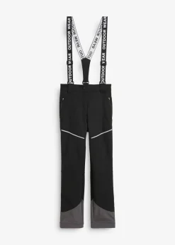 bonprix bonprix Ropa Para El Aire Libre|Ropa Deportiva>Pantalón funcional de softshell elástico y repelente al agua Negro