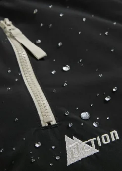 bonprix bonprix Ropa 9 A 16 Años·Pantalones|Ropa 9 A 16 Años·Chaquetas Y Ropa Outdoor>Pantalón funcional impermeable con tirantes y detalles reflectantes Negro