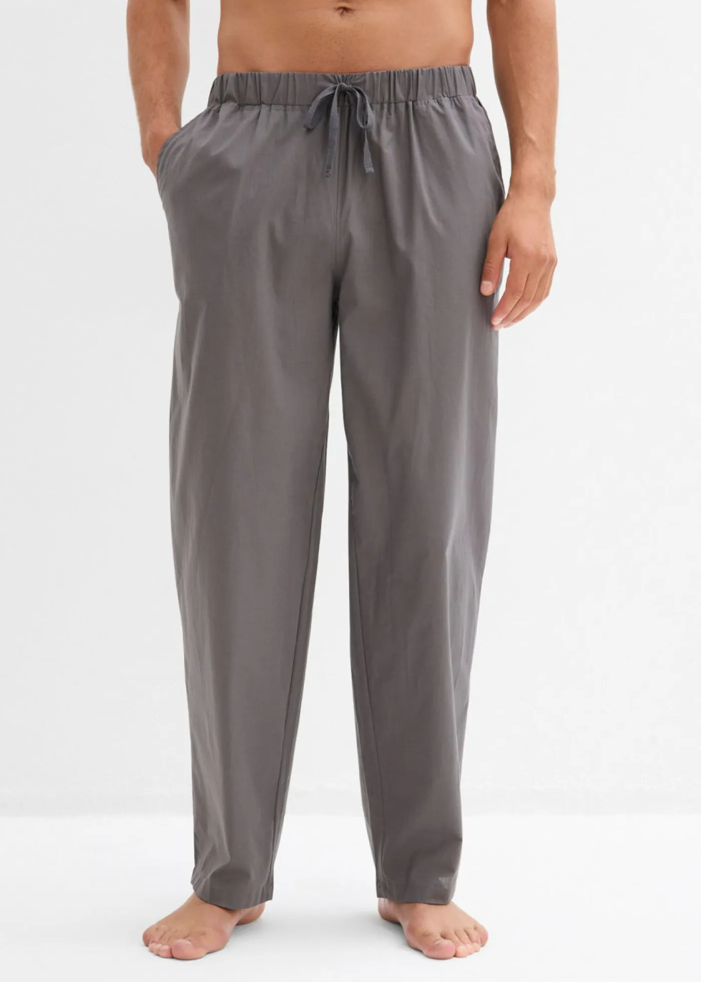 Hombre bonprix bonprix Pantalón largo de pijama de algodón suave (2 unidades)