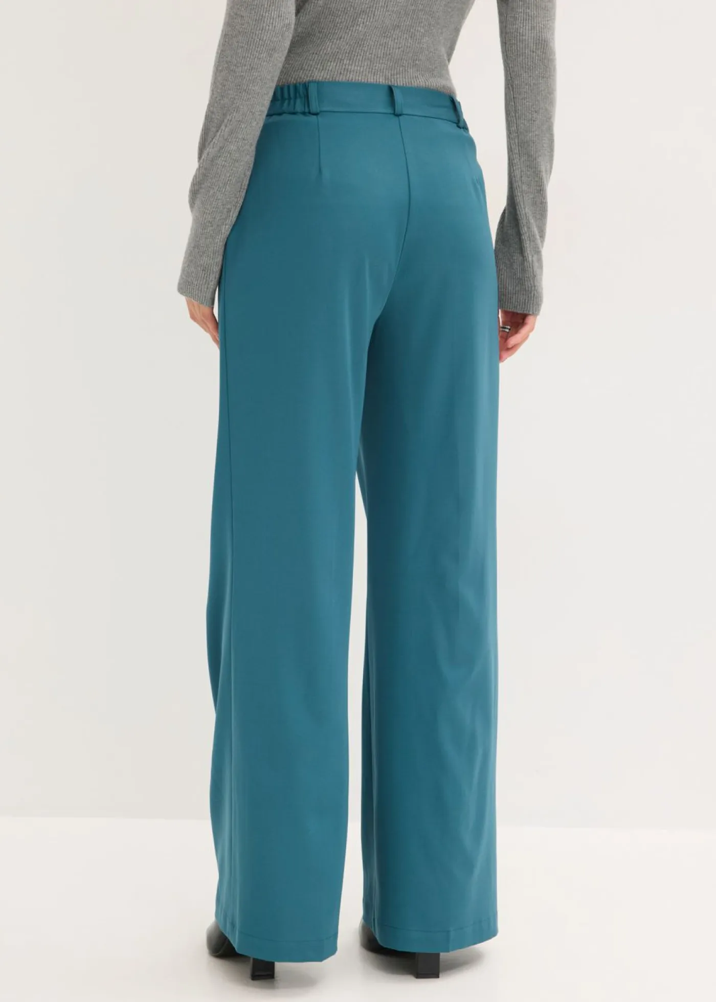 bonprix bonprix Tallas Pequeñas>Pantalón Marlene con cinturilla cómoda verde pimiento