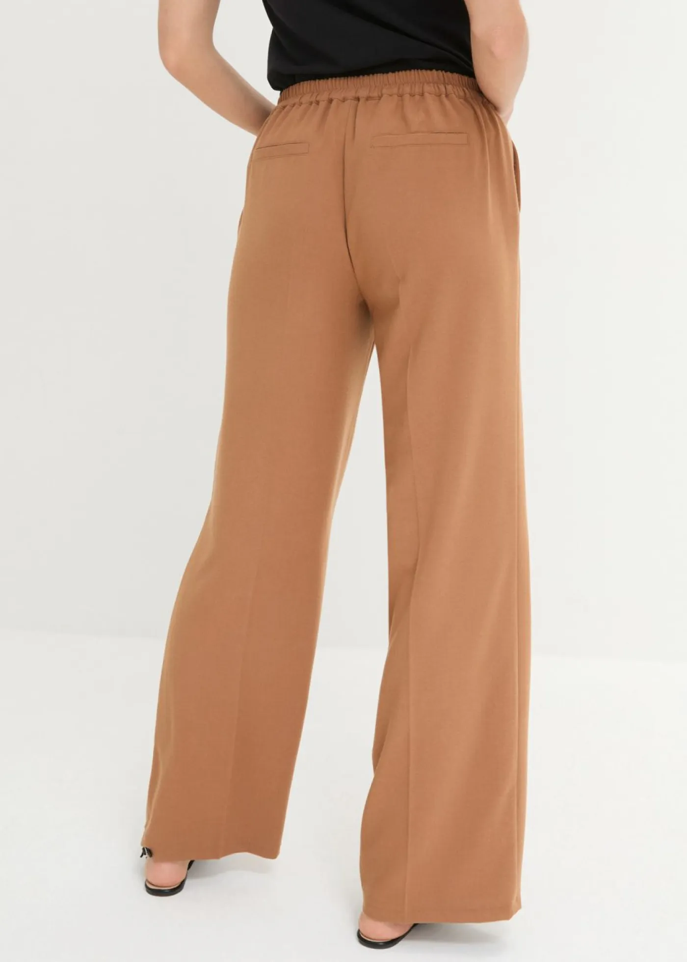 Mujer bonprix bonprix Pantalón Marlene con cinturón decorativo