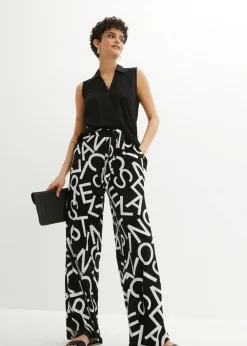 Mujer bonprix bonprix Pantalón Marlene con cinturón