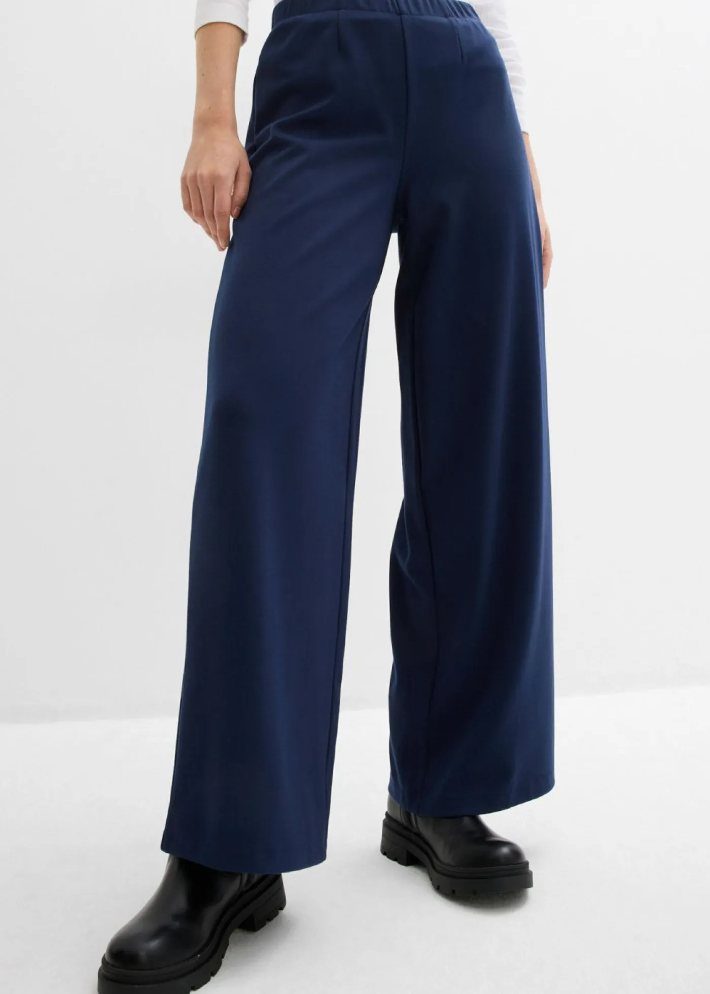 Mujer bonprix bonprix Pantalón Marlene de cómodo tejido Punto di Roma