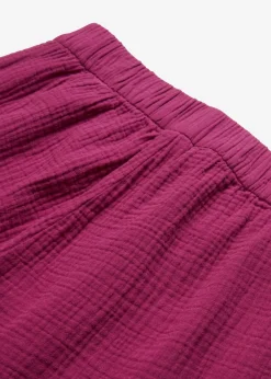 bonprix bonprix Pantalones|Novedades>Pantalón Marlene de muselina de algodón Violeta