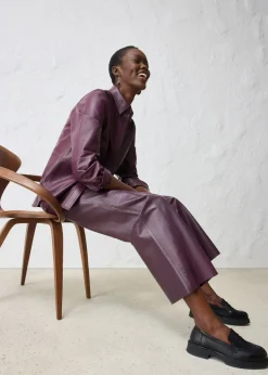 Mujer bonprix bonprix Pantalón Marlene de napa de cordero