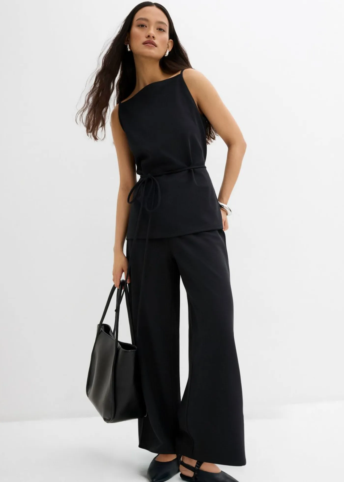 Mujer bonprix bonprix Pantalón Marlene de piqué