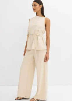 Mujer bonprix bonprix Pantalón Marlene de piqué