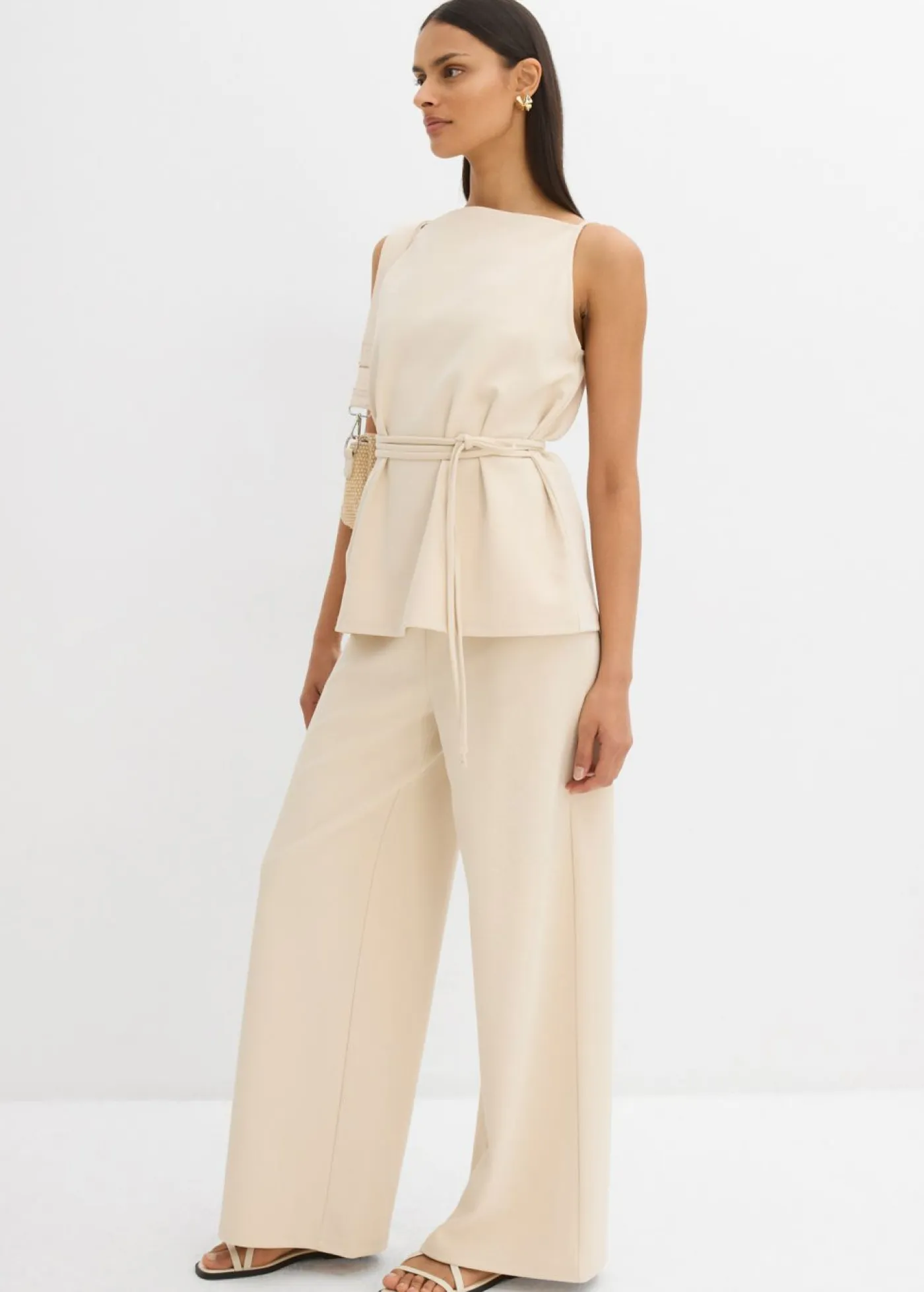 Mujer bonprix bonprix Pantalón Marlene de piqué