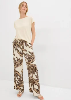 Mujer bonprix bonprix Pantalón Marlene de viscosa fluida