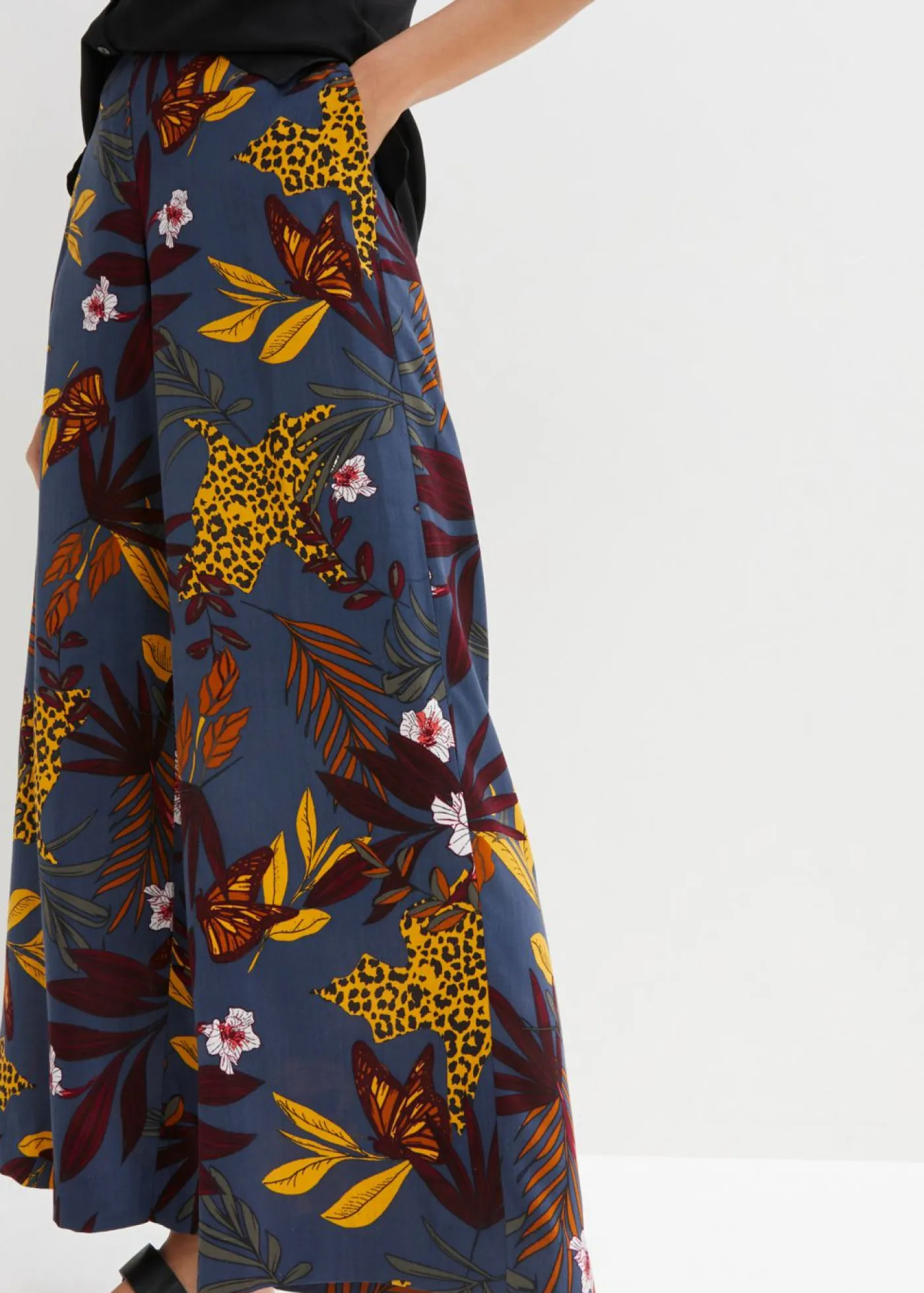 Mujer bonprix bonprix Pantalón Marlene de viscosa pura