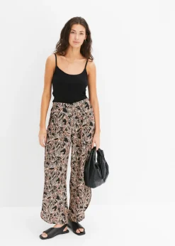 Mujer bonprix bonprix Pantalón palazzo con abertura