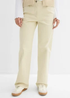 Mujer bonprix bonprix Pantalón palazzo con cinturilla cómoda y talle alto