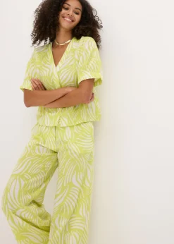 Mujer bonprix bonprix Pantalón palazzo con cintura cómoda