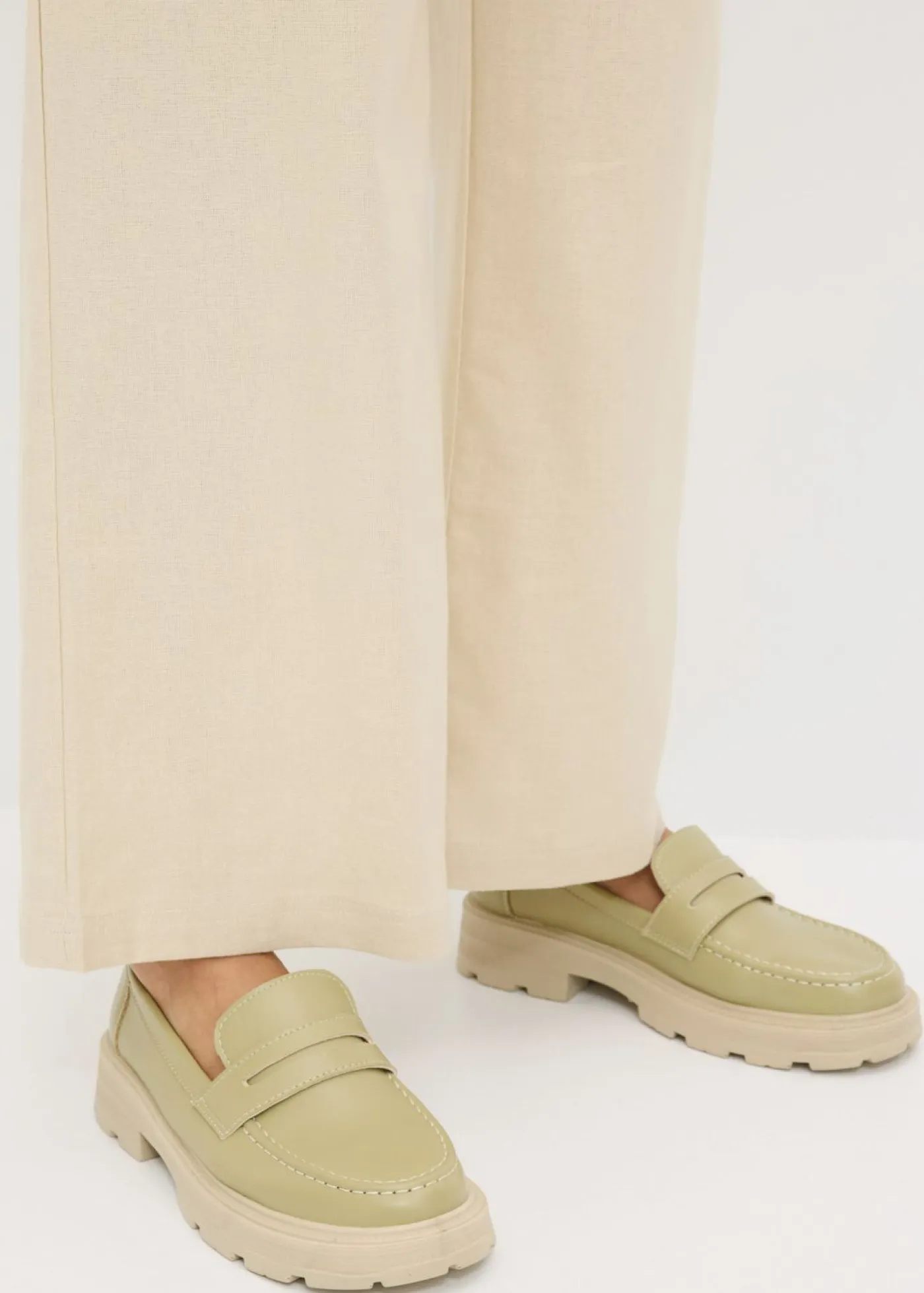 Mujer bonprix bonprix Pantalón palazzo de lino