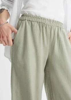 Mujer bonprix bonprix Pantalón palazzo de lino