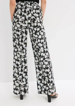 Mujer bonprix bonprix Pantalón palazzo de material estructurado