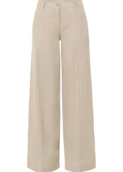 Mujer bonprix bonprix Pantalón palazzo de mezcla de lino