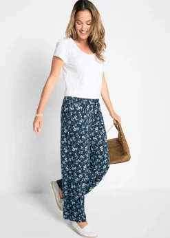 Mujer bonprix bonprix Pantalón palazzo de mezcla de viscosa